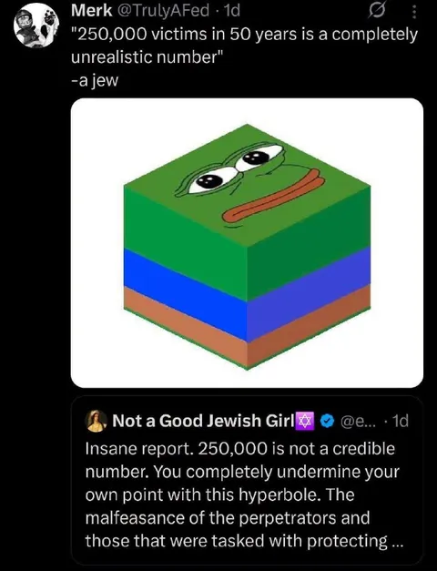 Pepe Cube Holocaust Hyperbole