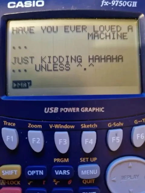 Have You Ever Loved a Machine