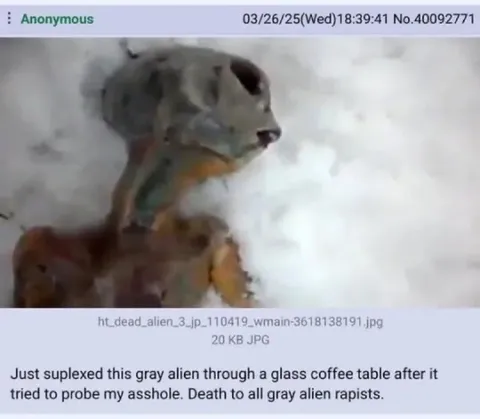 Gray Alien Suplex Reaction