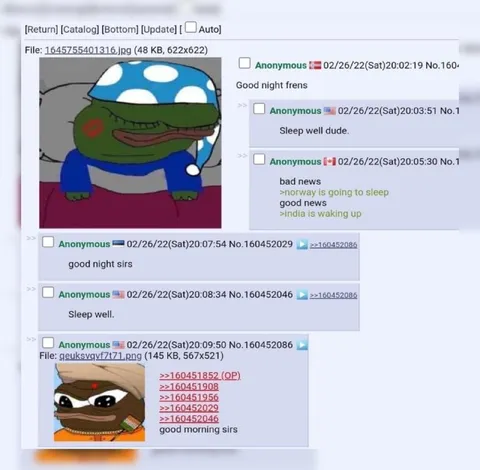 Good Night Frens, Good Morning Sirs