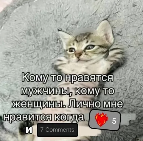 Кому нравятся мужчины и женщины