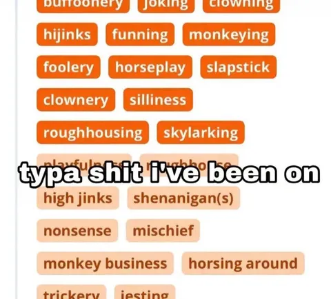 Typa shit I've been on