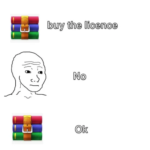 Buy the Licence Wojak