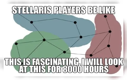 Stellaris Players Study the Map