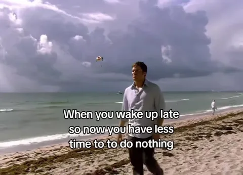 Waking Up Late Means Less Nothing Time