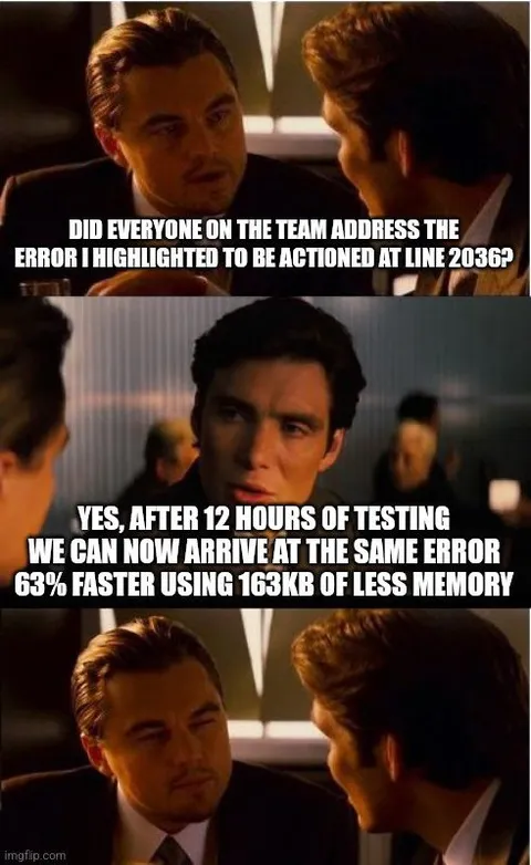 12 Hours of Testing for Nothing