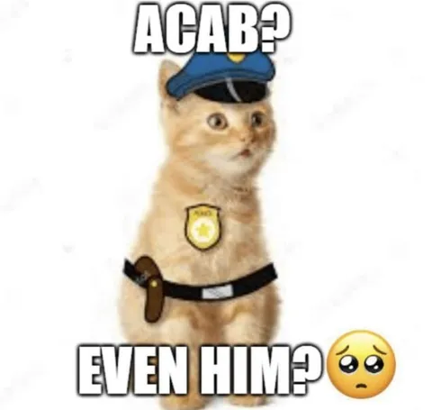 ACAB Even Him Cat