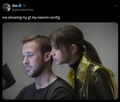 Showing Girlfriend My Neovim Config