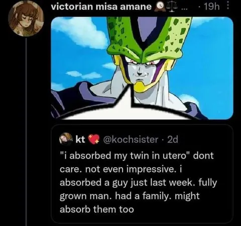 Cell Absorbed a Whole Family