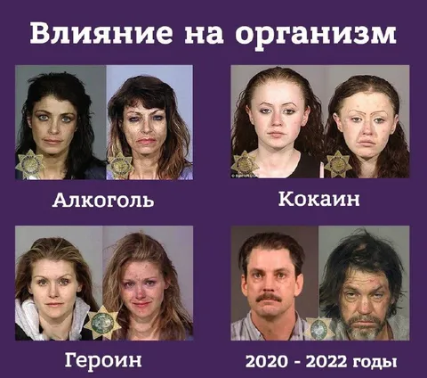 Влияние наркотиков на организм