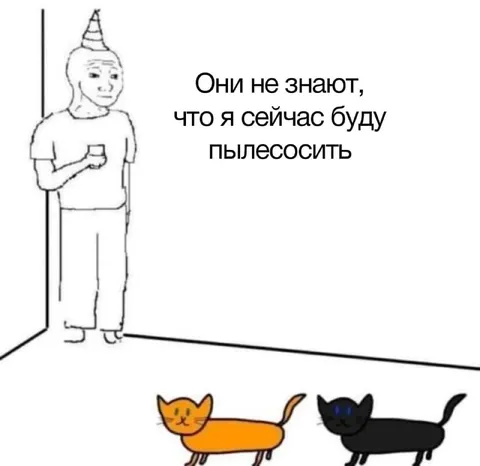 Они не знают, что я пылесошу
