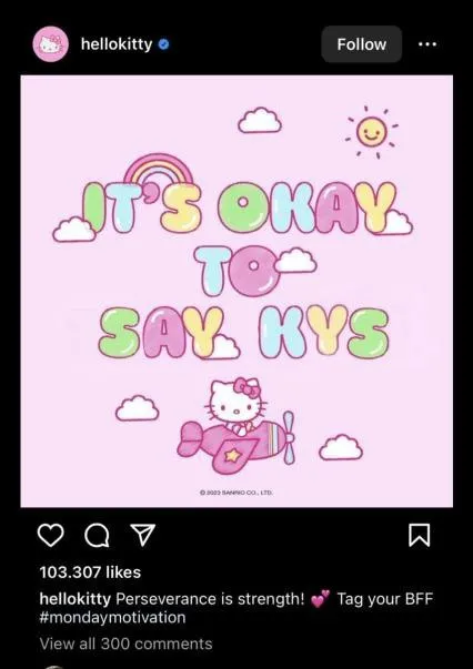 It's Okay to Say KYS