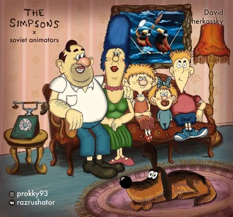 The Simpsons Soviet Cartoon Crossover