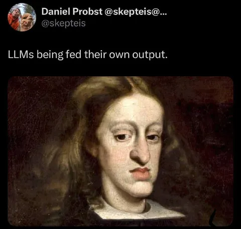 LLMs Feeding on Their Own Output