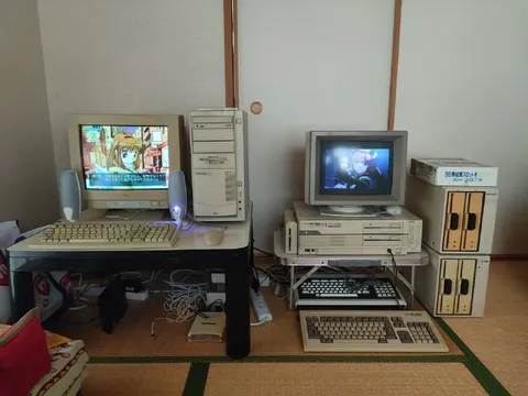 懐かしいパソコン部屋