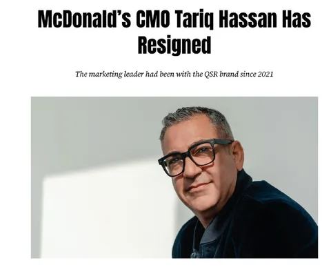 McDonald’s CMO Resigns