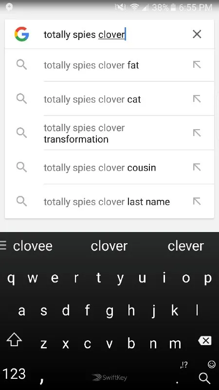 Totally Spies Clover Search Suggestions
