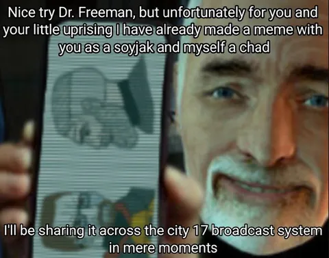 Dr. Freeman Soyjak and Chad Meme