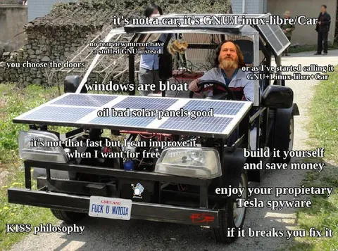 GNU Linux Solar Car