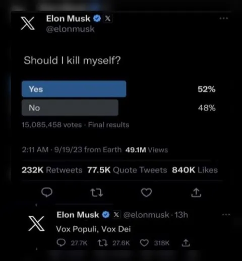 Elon Musk Suicide Poll