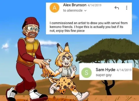 Serval Commissioned Drawing Reply