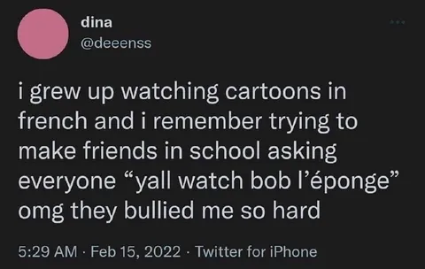 Watching Cartoons in French
