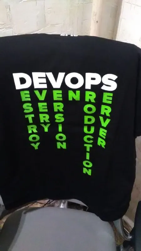 DevOps shirt letter chaos