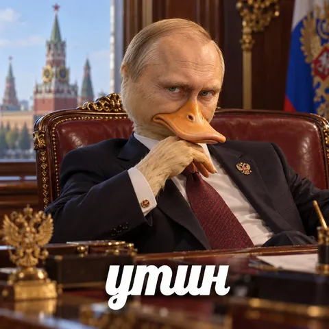 Путин-утка в Кремле