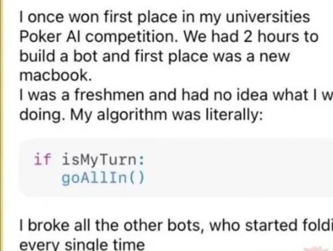 Poker AI Goes All In