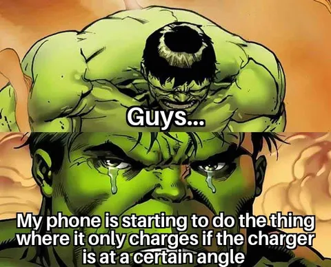 Hulk's Phone Charger Problem