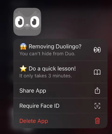 Deleting Duolingo Gets Serious