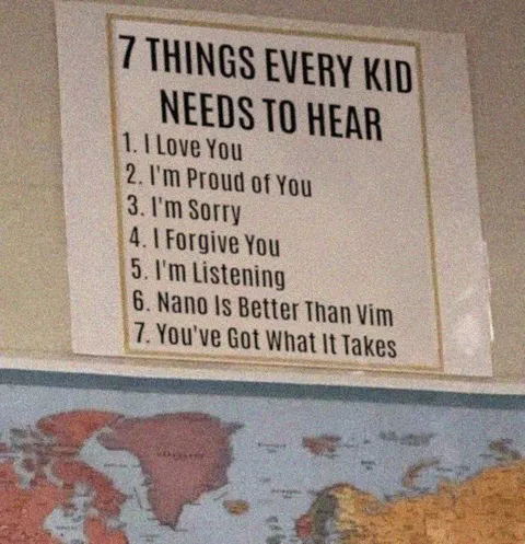 Seven Things Every Kid Needs