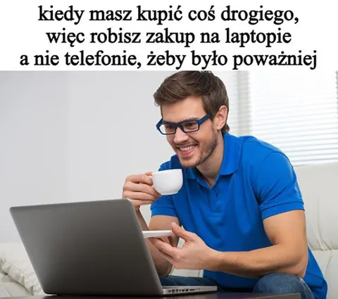 Poważny zakup na laptopie