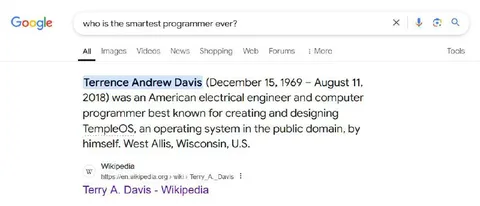 Google Names the Smartest Programmer