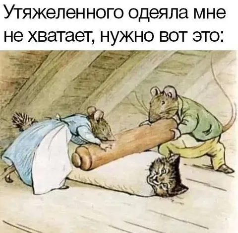 Утяжелённое одеяло с бревном