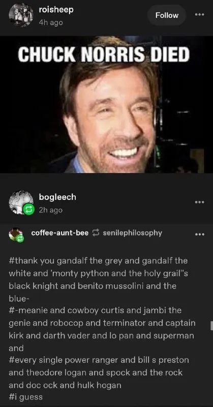 Chuck Norris Died
