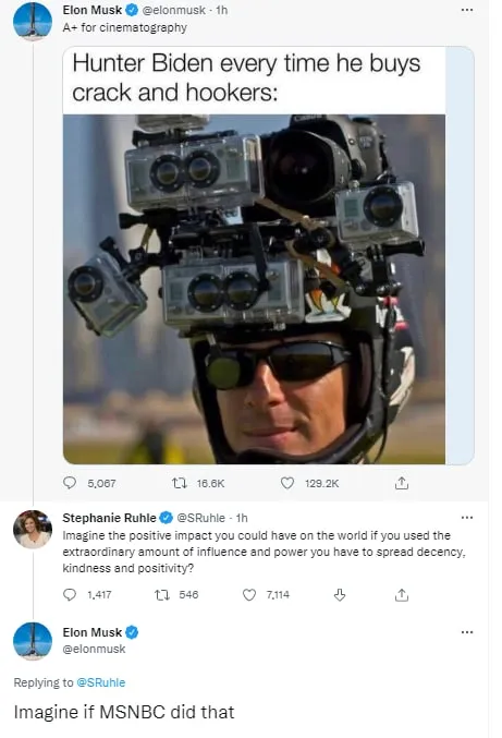 Hunter Biden Camera Helmet Reaction