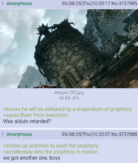 Alduin Sets the Prophecy in Motion