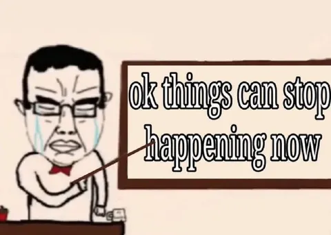 Things Can Stop Happening Now