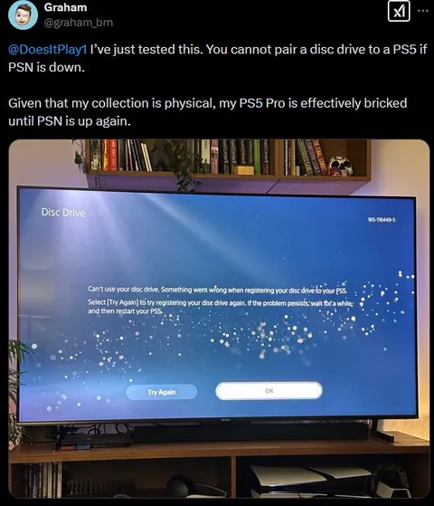 Physical Collection PS5 Bricked