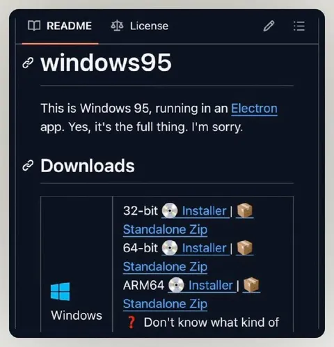 Windows 95 Download Chaos