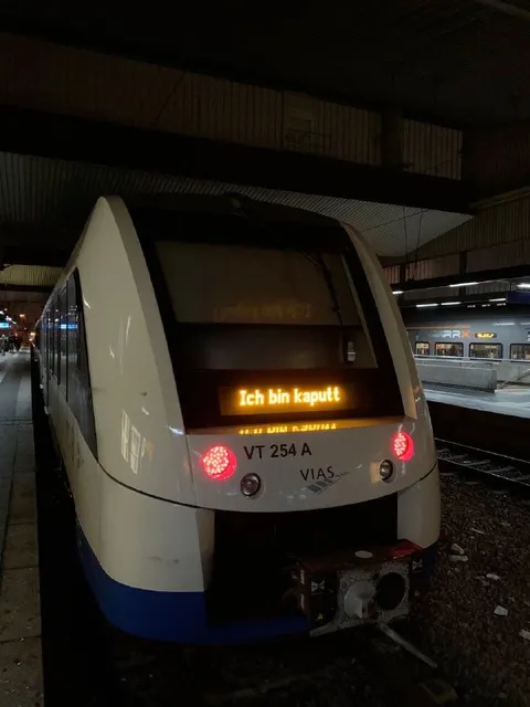 Ich bin kaputt Zug