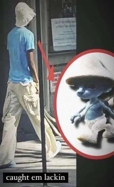 Caught Em Lackin Smurf
