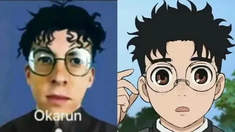 Okarun Before and After