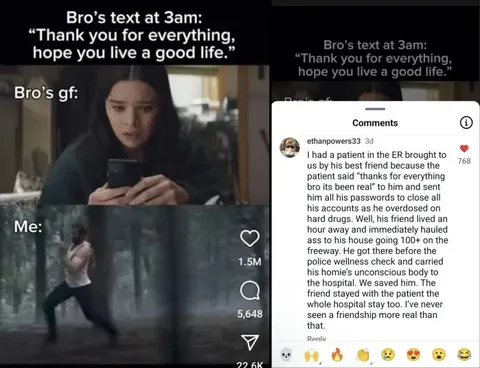Bro’s Text at 3am
