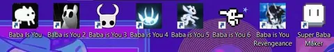 Baba Is You Game Icons