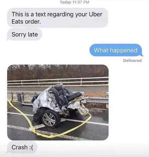 Uber Eats Crash Update