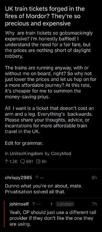 UK Train Tickets Cost an Arm and a Leg