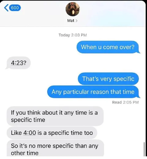 Any Time Is Specific