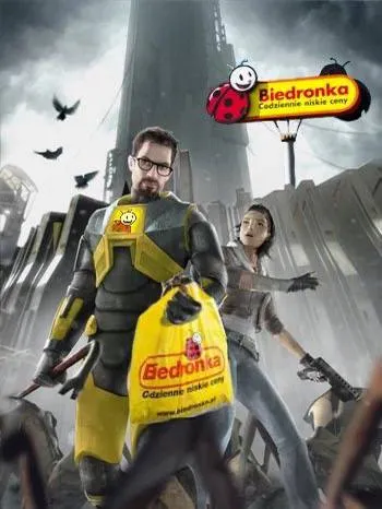 Gordon Freeman w Biedronce